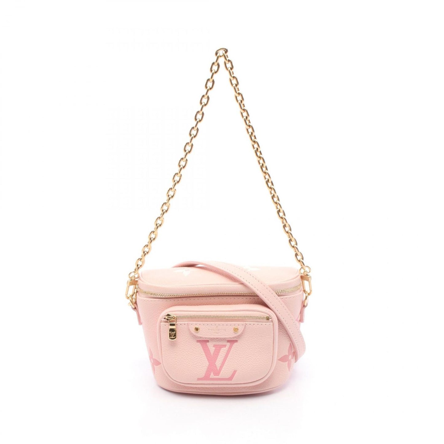Louis Vuitton Mini Bum Bag in Pink Monogram Leather - Exquisite Craftsmanship