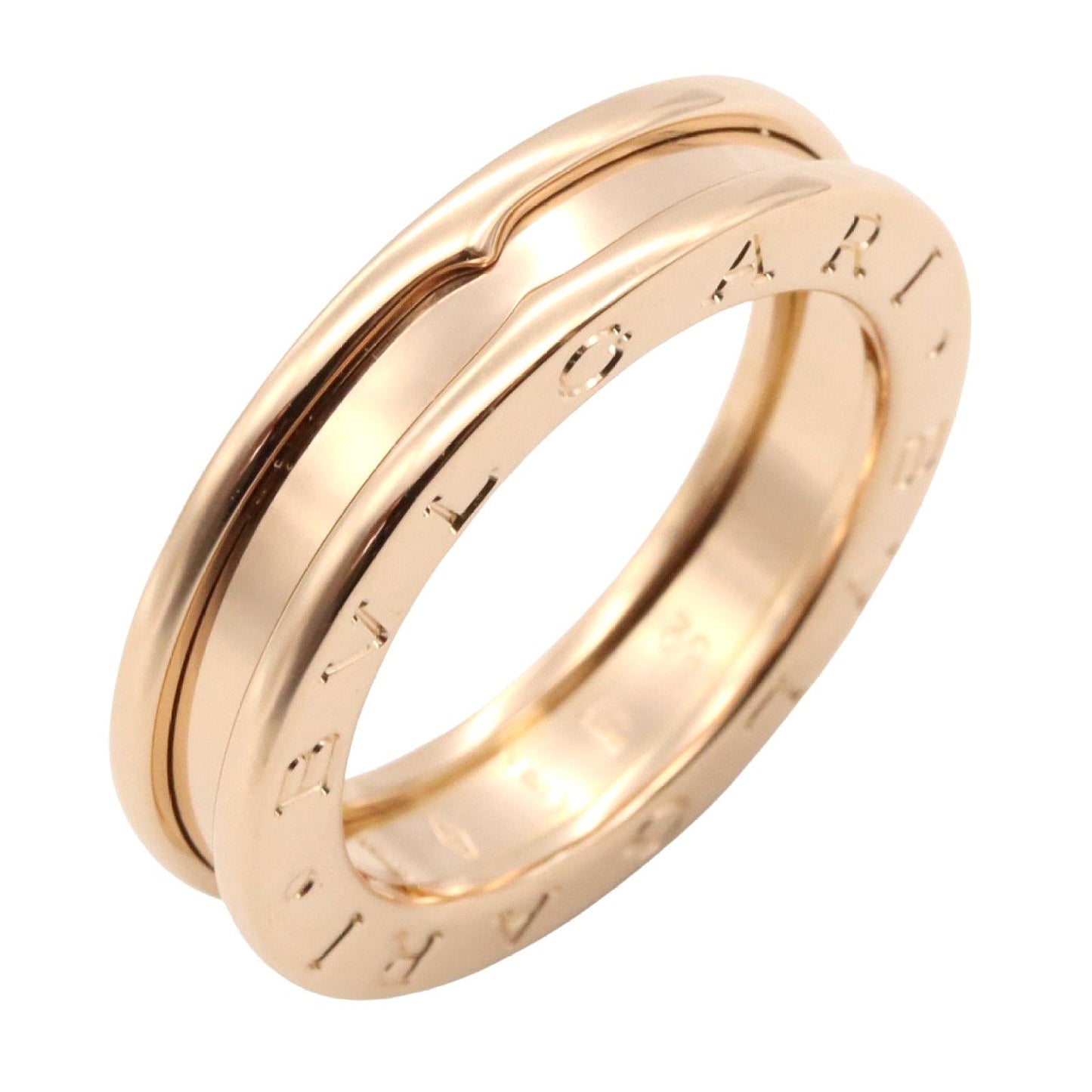 BVLGARI B-zero1 Ring in K18 Pink Gold - Timeless Elegance