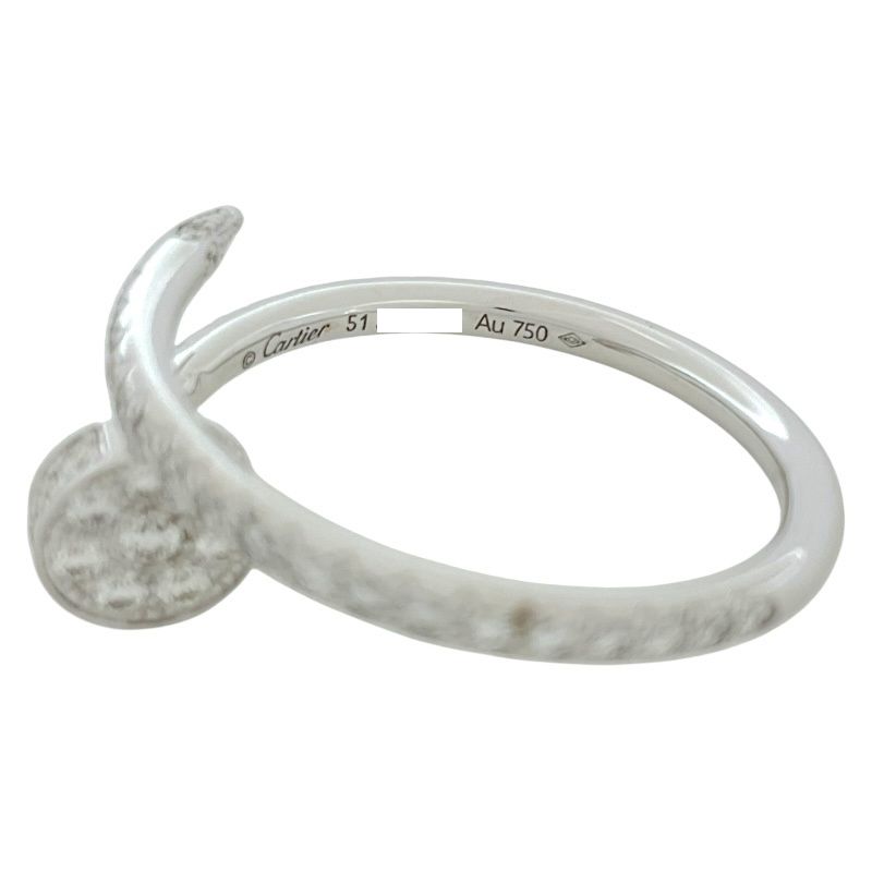 Cartier Juste un Clou Diamond Ring SM in 18K White Gold