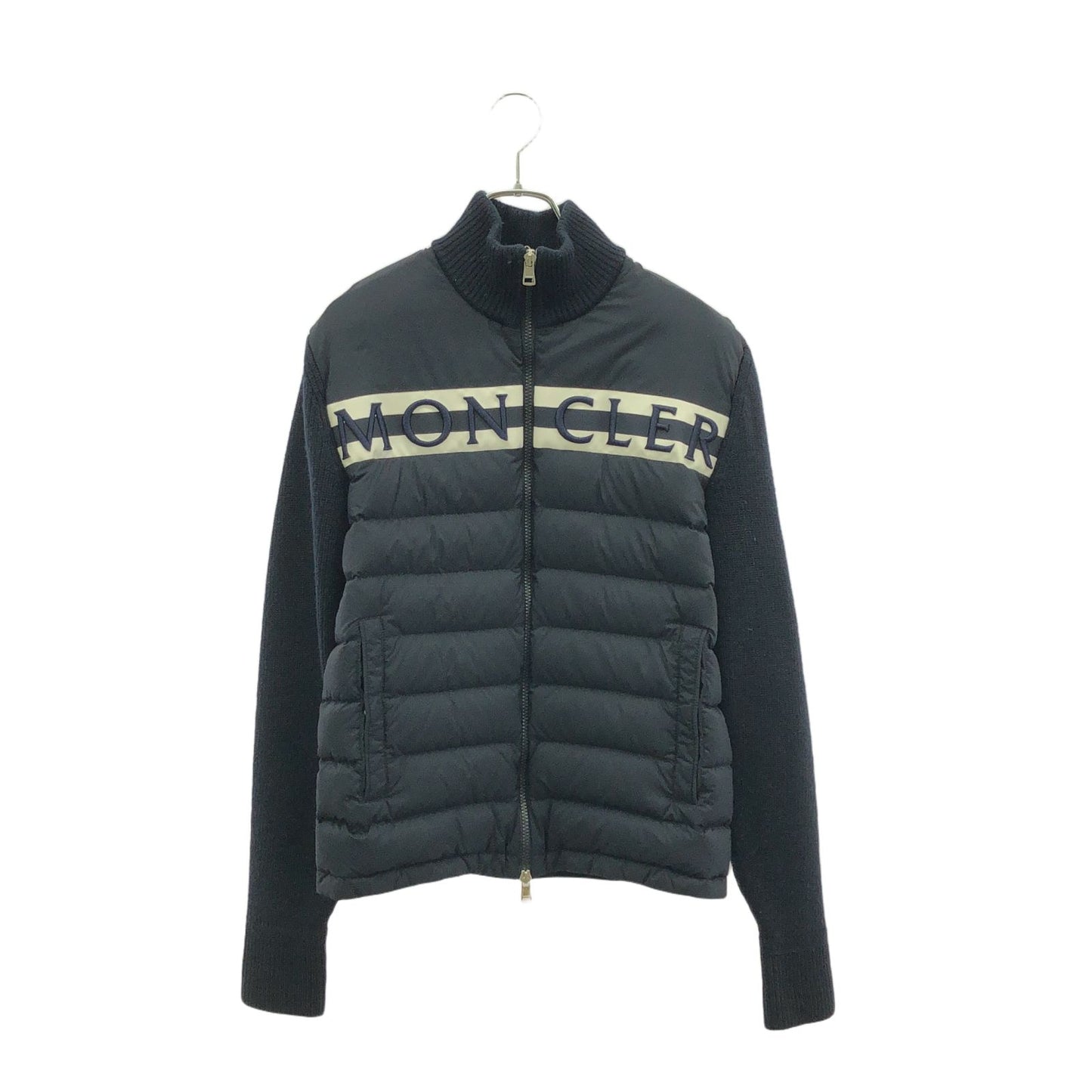 MONCLER Women's Black Wool Blouson Jacket - Timeless Elegance