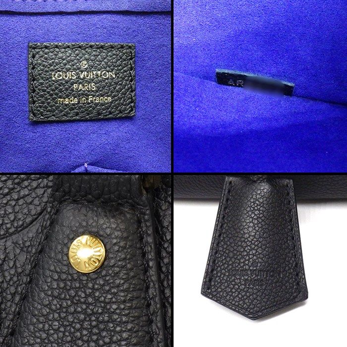 Louis Vuitton Neo Alma PM Handbag in Black Monogram Empreinte