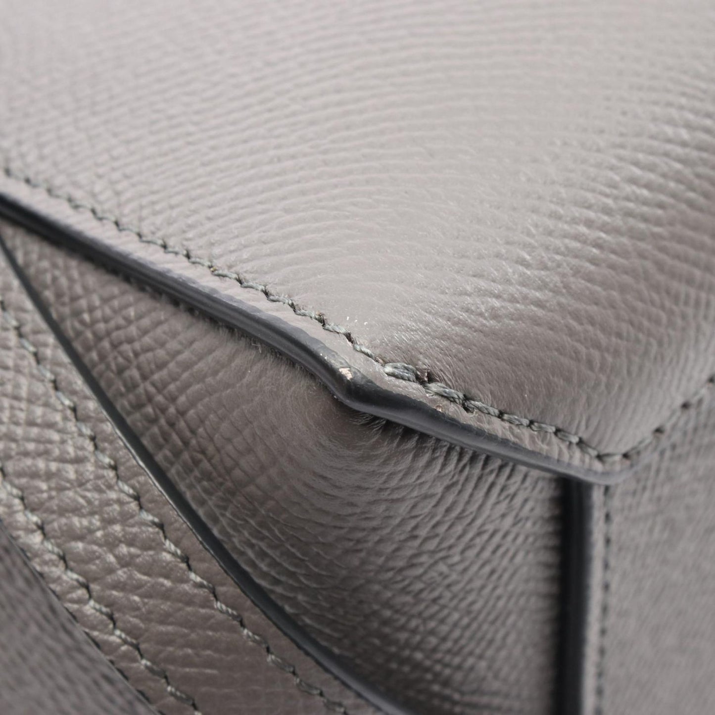 CELINE Belt Bag Nano in Charcoal Grey Leather - Exquisite Craftsmanship