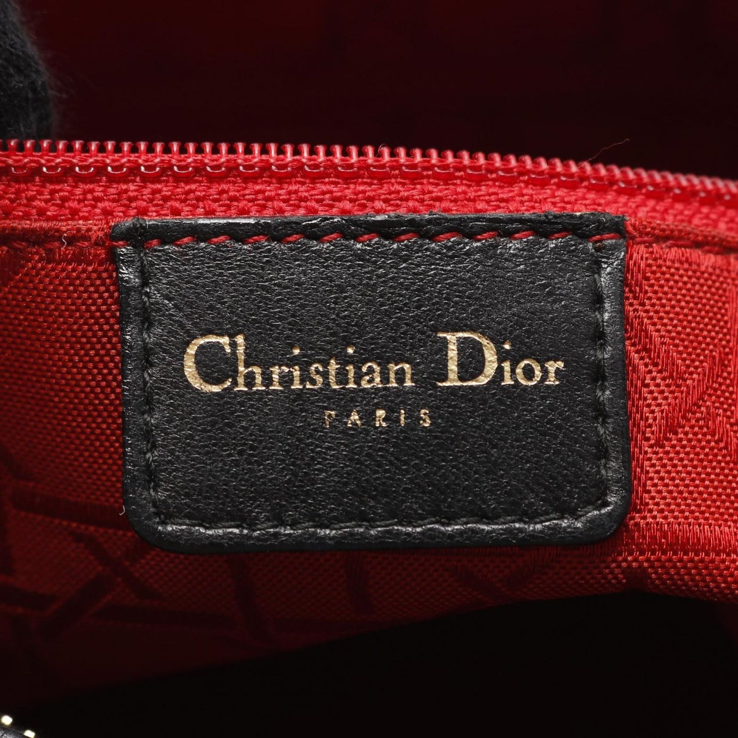 Dior Lady Dior Large Black Leather Handbag - Timeless Elegance