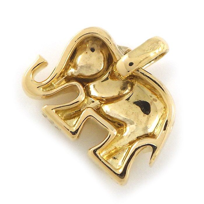 Cartier Candy Elephant Pendant in 18K Yellow Gold