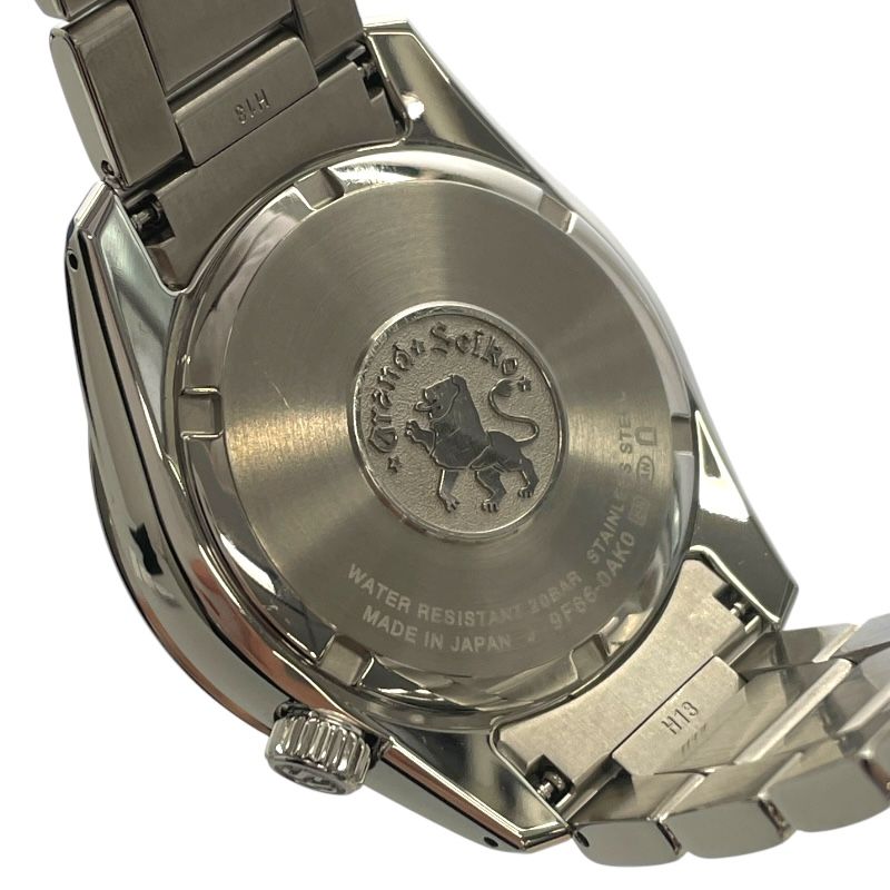 Seiko Grand Seiko SBGN027 9F Quartz GMT - Black Stainless Steel