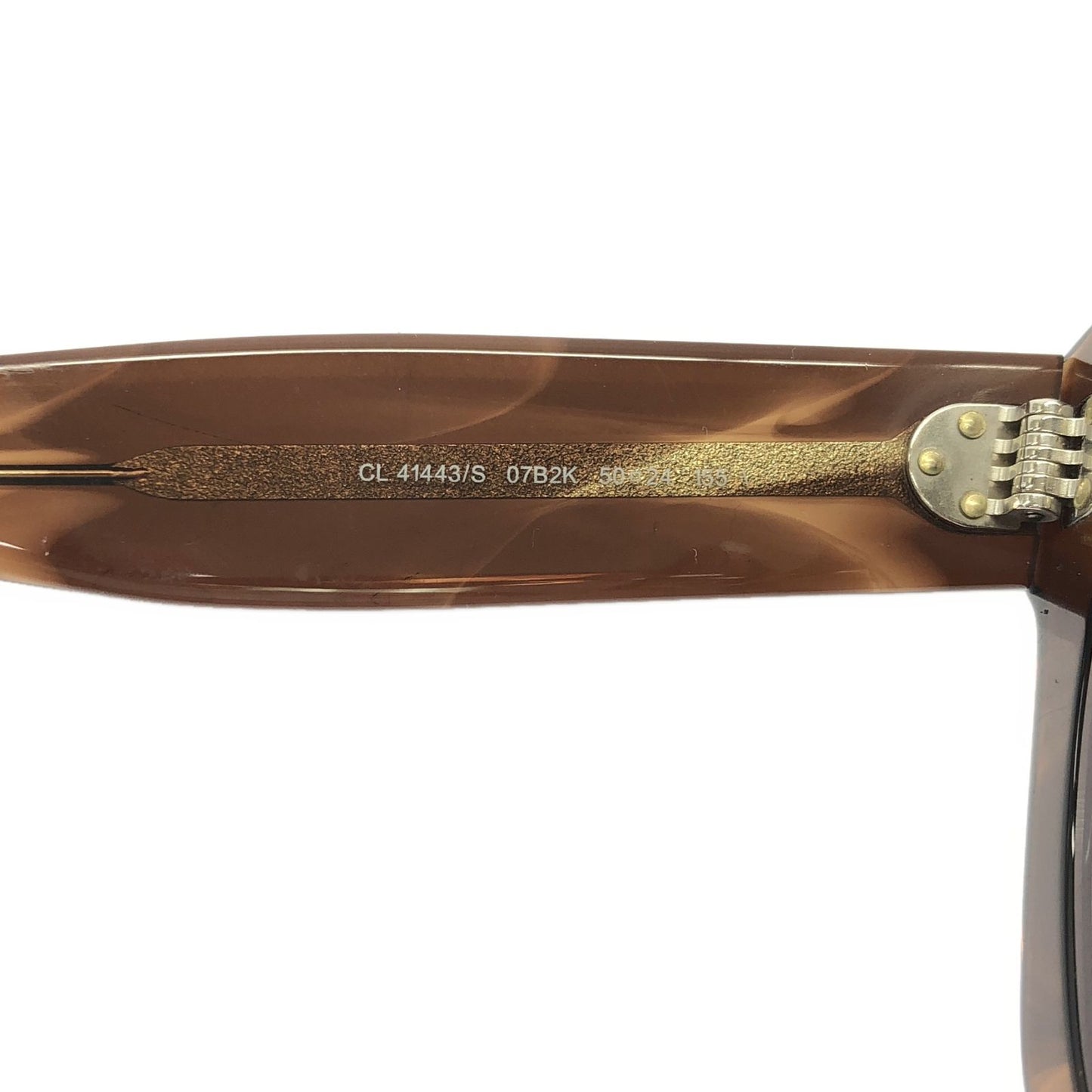 CELINE Brown Plastic Sunglasses - Timeless Elegance