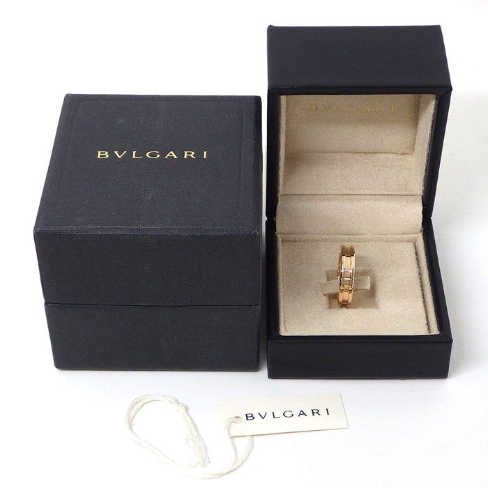 BVLGARI B-zero1 XS Ring in K18 Pink Gold - Exquisite Craftsmanship