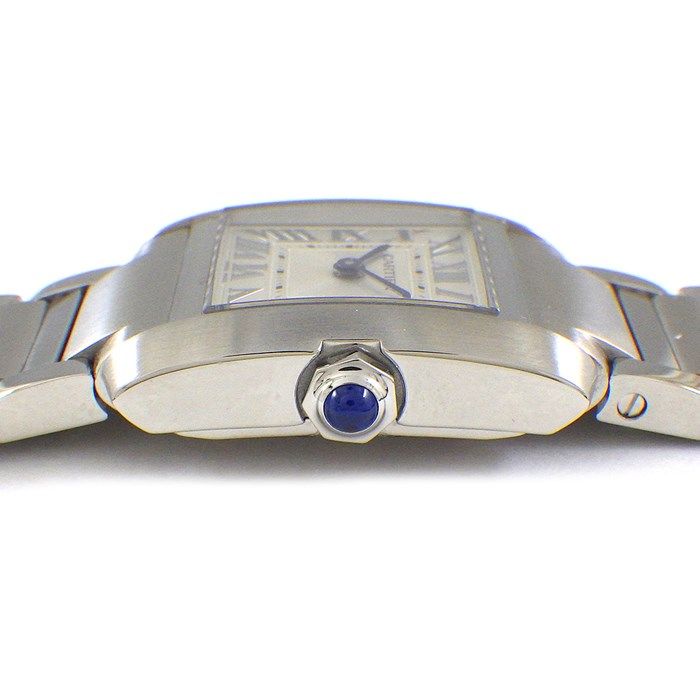 Cartier Tank Française SM WSTA0065 Silver Dial Luxury Watch