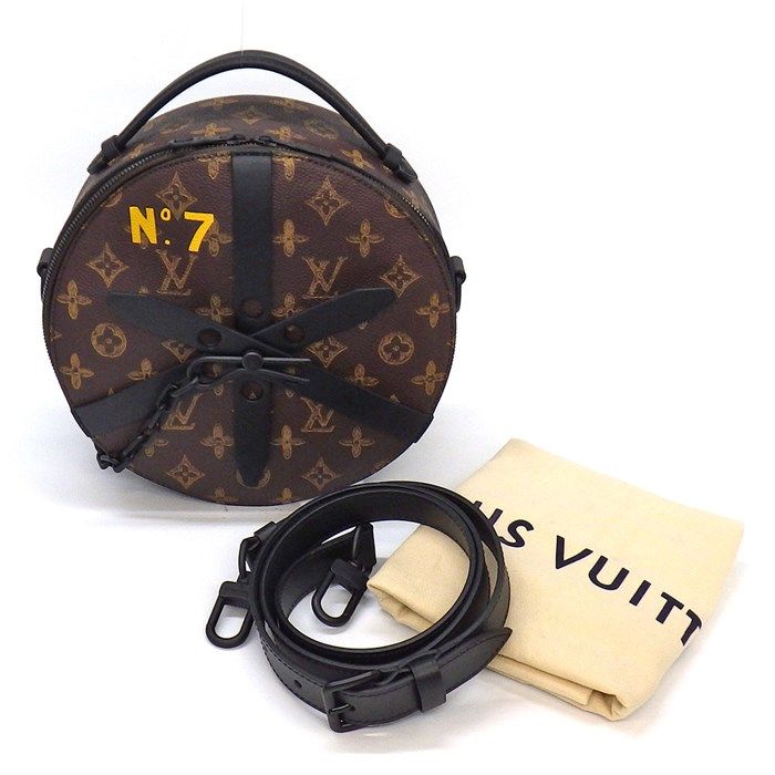 Louis Vuitton Wheel Box M59706 Monogram Canvas Handbag