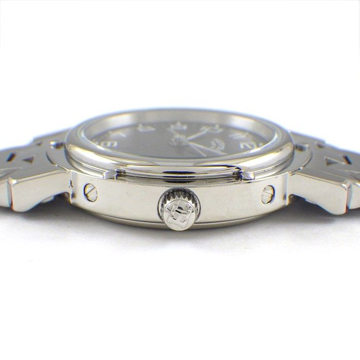 HERMES Clipper CL4.210 Date Quartz Watch - Sunray Gray Dial
