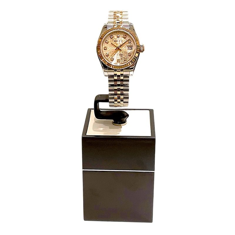 Rolex Datejust 26 179171G Pink Gold & Stainless Steel Ladies Watch