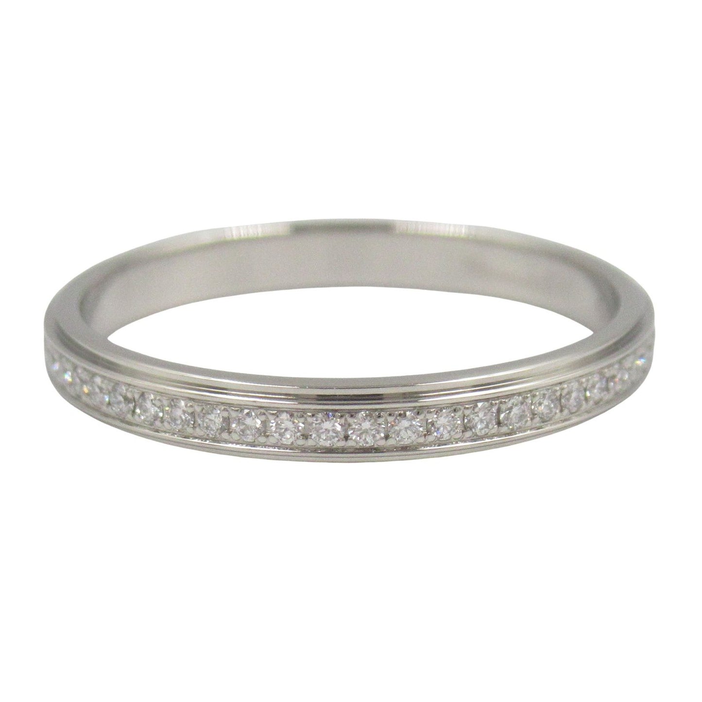 Cartier Love Full Eternity Diamond Ring in Platinum - Size 8.5