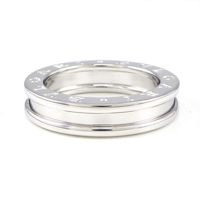 BVLGARI B.zero1 Ring in K18 White Gold - Size 11