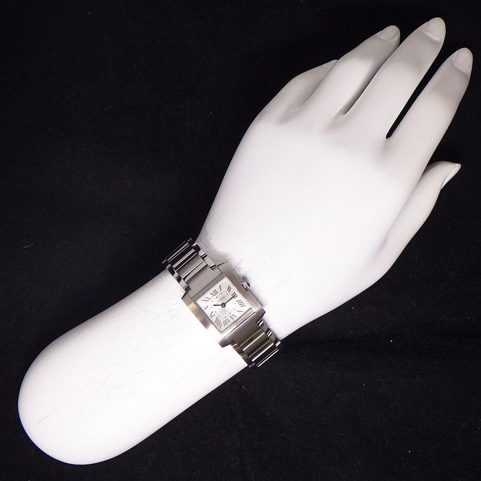 Cartier Tank Française SM WSTA0065 Silver Dial Luxury Watch