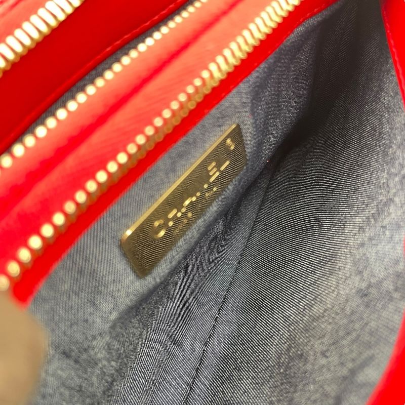 CHANEL Red Leather Body Bag with Gold Hardware - Exclusive Design