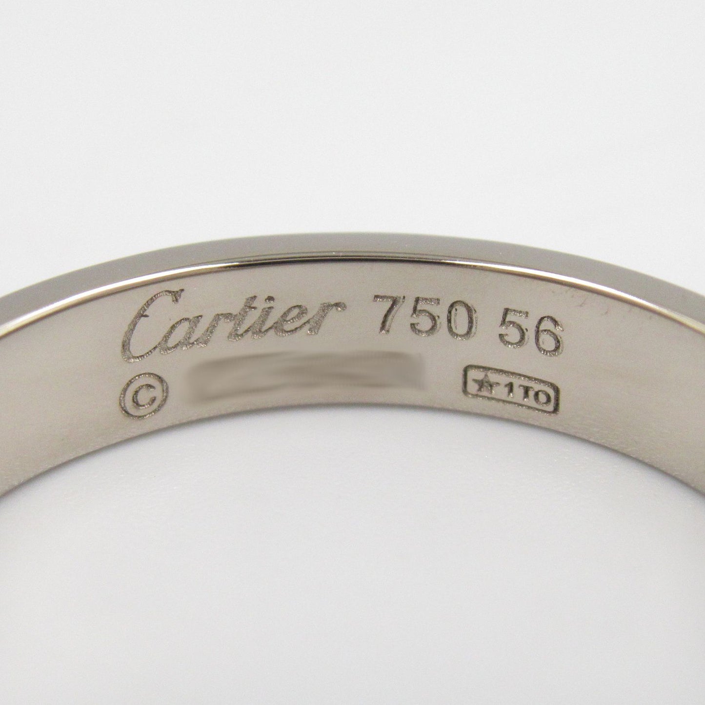 Cartier Happy Birthday Ring in K18 White Gold - Unisex Elegance