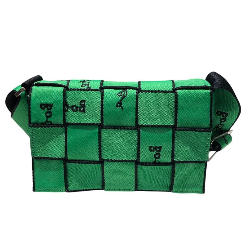 Bottega Veneta Webbing Cassette Shoulder Bag - Green/Black/Silver
