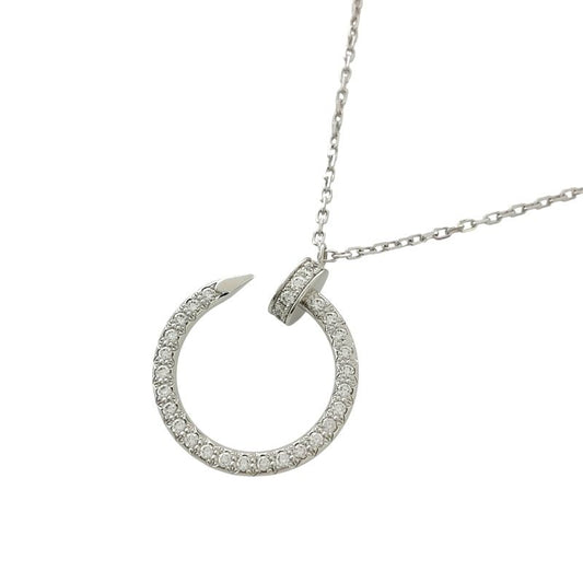 Cartier Juste un Clou Diamond Necklace in 18K White Gold