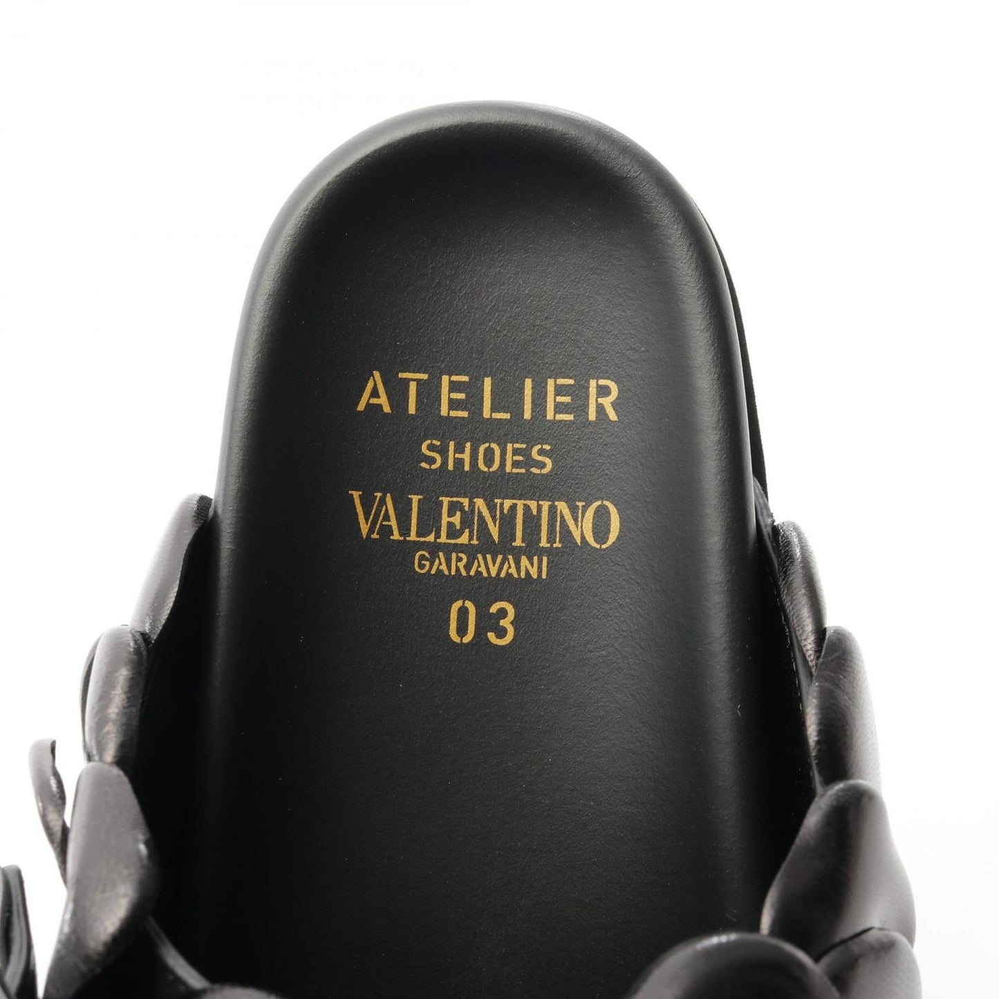 Valentino Garavani Atelier Shoes 03 Rose Edition Black Sandals