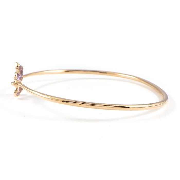 Tiffany & Co. Garden Flower Bangle with Amethyst & Diamond