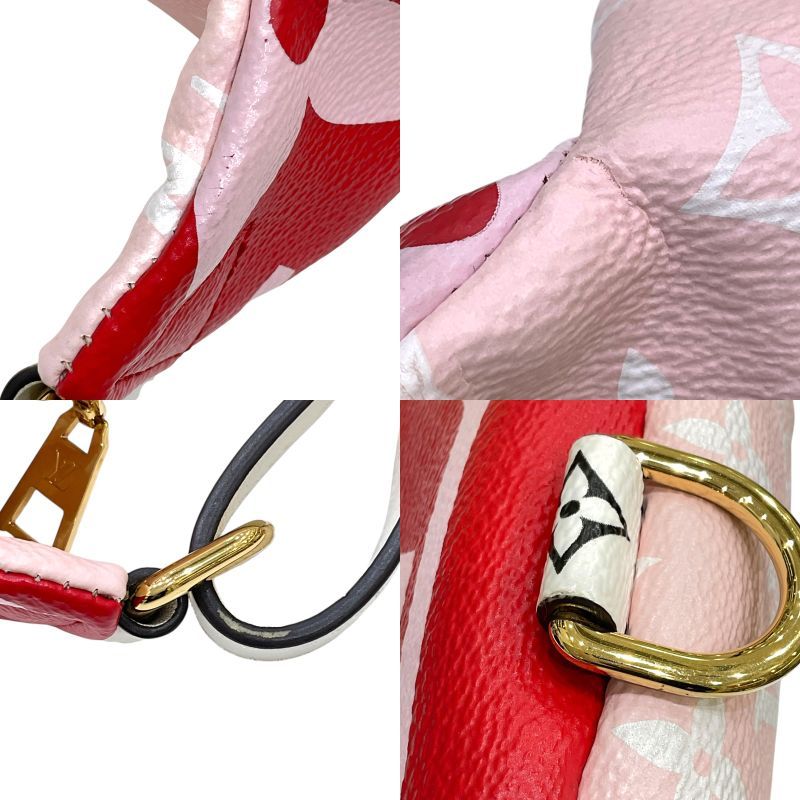 Louis Vuitton Monogram Giant Bum Bag in Red & Pink - Exclusive Design