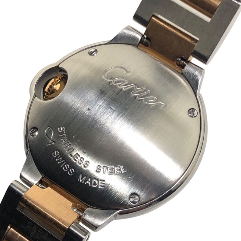 Cartier Ballon Bleu 28mm WE902030 Silver PG/SS Women's Watch