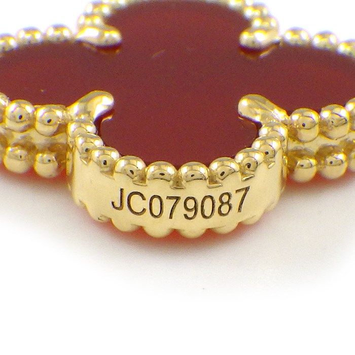 Van Cleef & Arpels Vintage Alhambra 5 Motif Bracelet in Carnelian