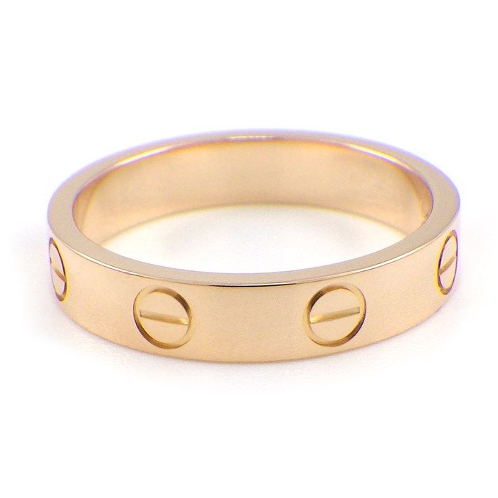Cartier Love Ring Small Model in 18K Pink Gold - Size 11
