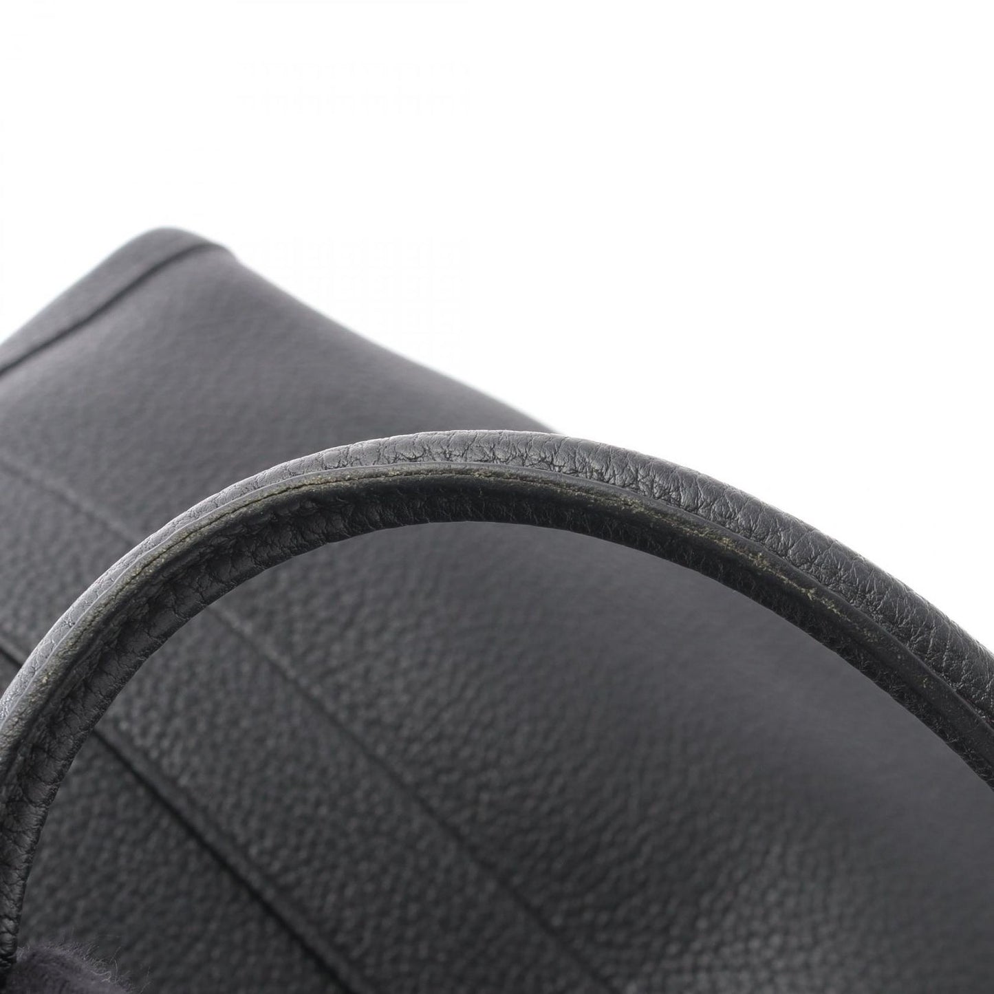 HERMES Garden Party PM Tote Bag in Black Leather - Timeless Elegance