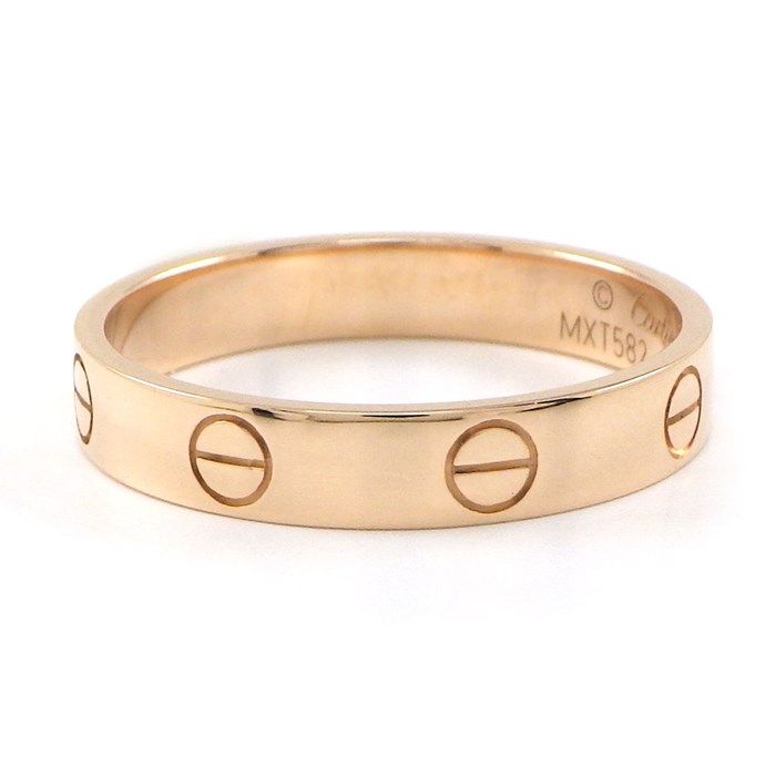 Cartier Love Ring Small Model in K18 Pink Gold - Size 15.5