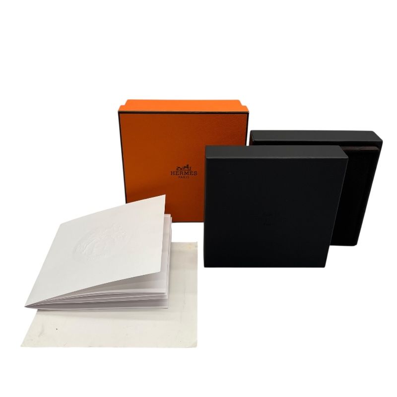 HERMES Finesse Necklace in K18 Pink Gold with Black Spinel