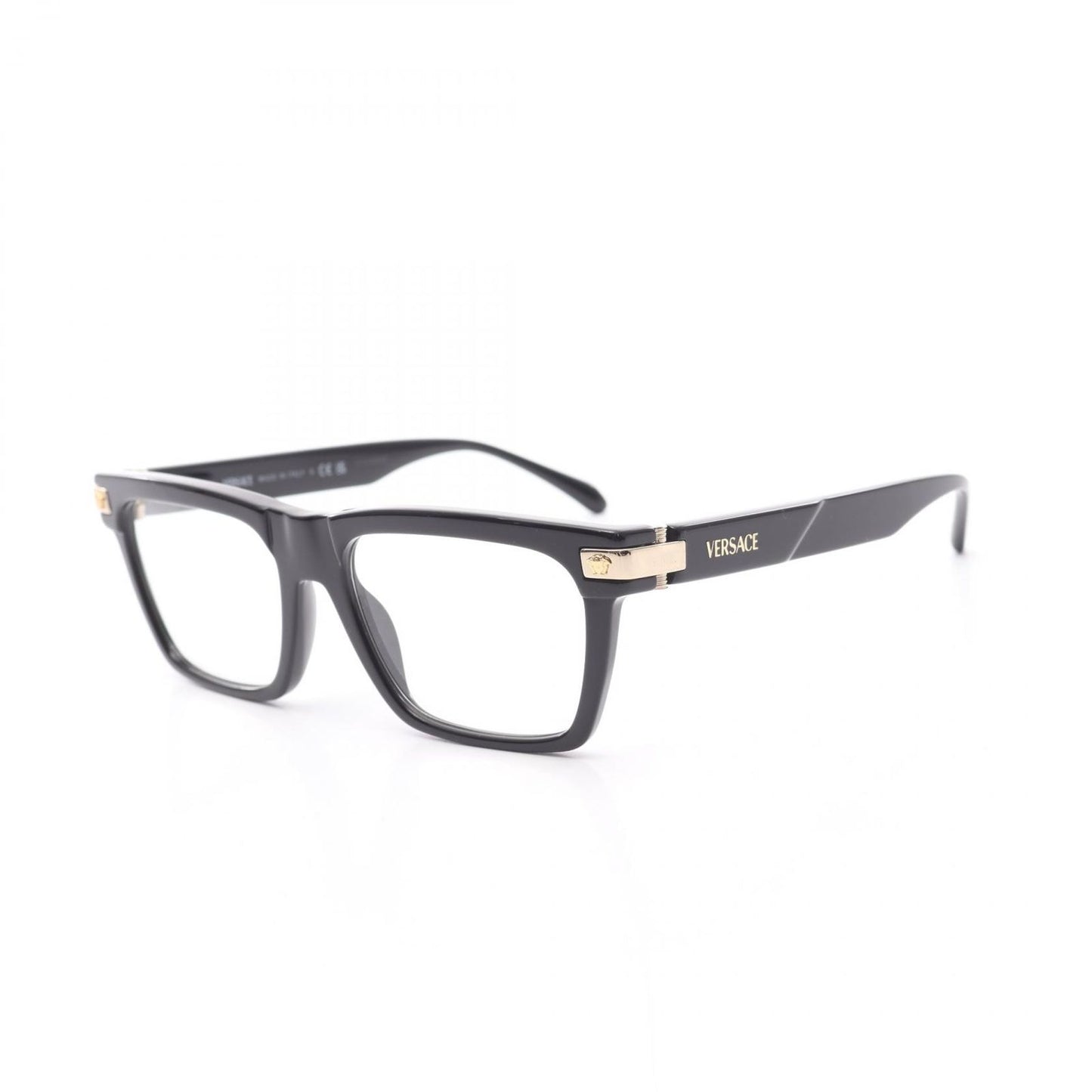 Versace Unisex Eyewear - Timeless Elegance in Black & Clear