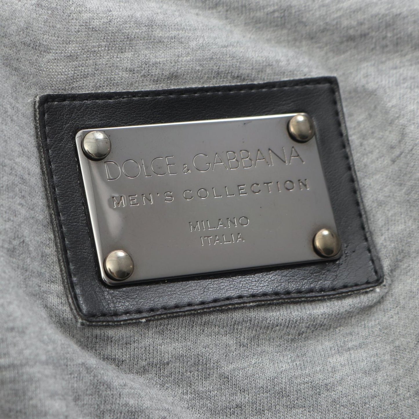 DOLCE & GABBANA Cotton T-Shirt - Timeless Elegance in Gray