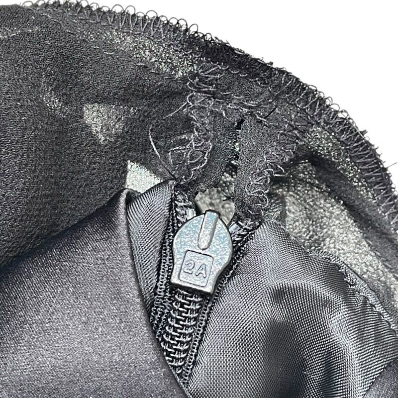 Max Mara Black Wool Design Camisole Dress - Timeless Elegance