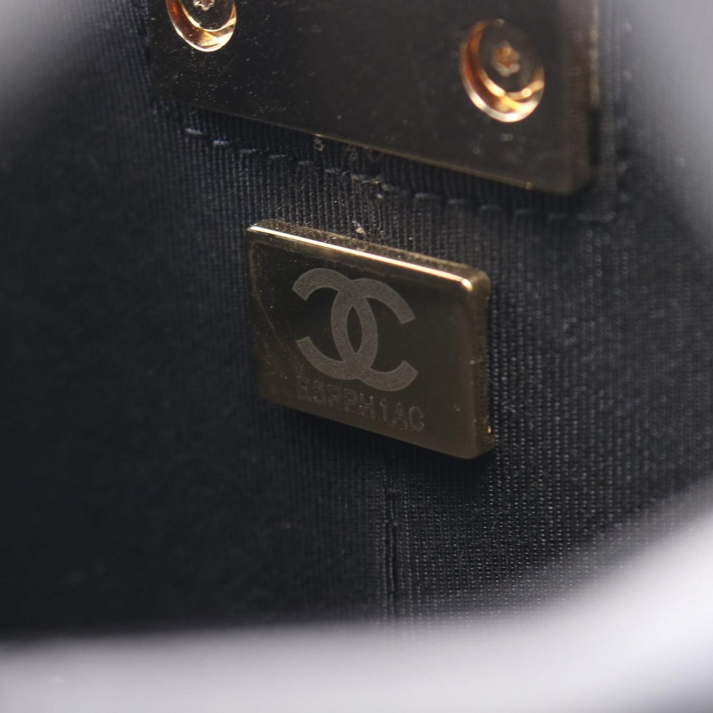CHANEL Matelassé Small Vanity Shoulder Bag - Black Leather
