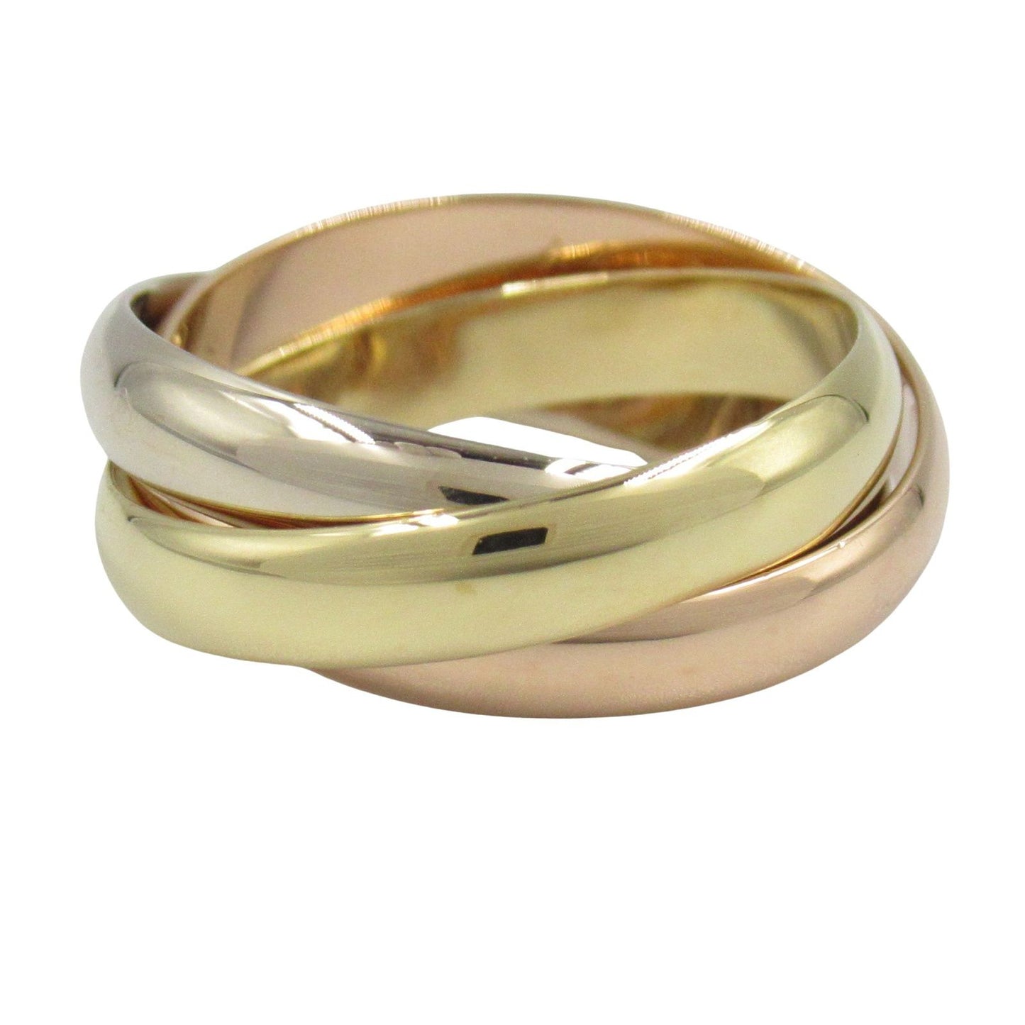 Cartier Trinity Ring in K18 Yellow, White & Pink Gold - Unisex