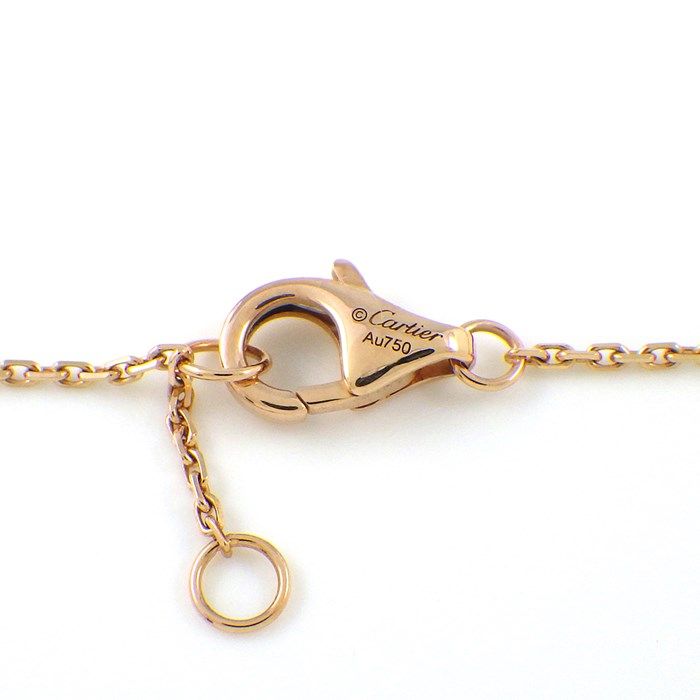 Cartier Amulet XS Bracelet in Onyx & Diamond - K18 Pink Gold