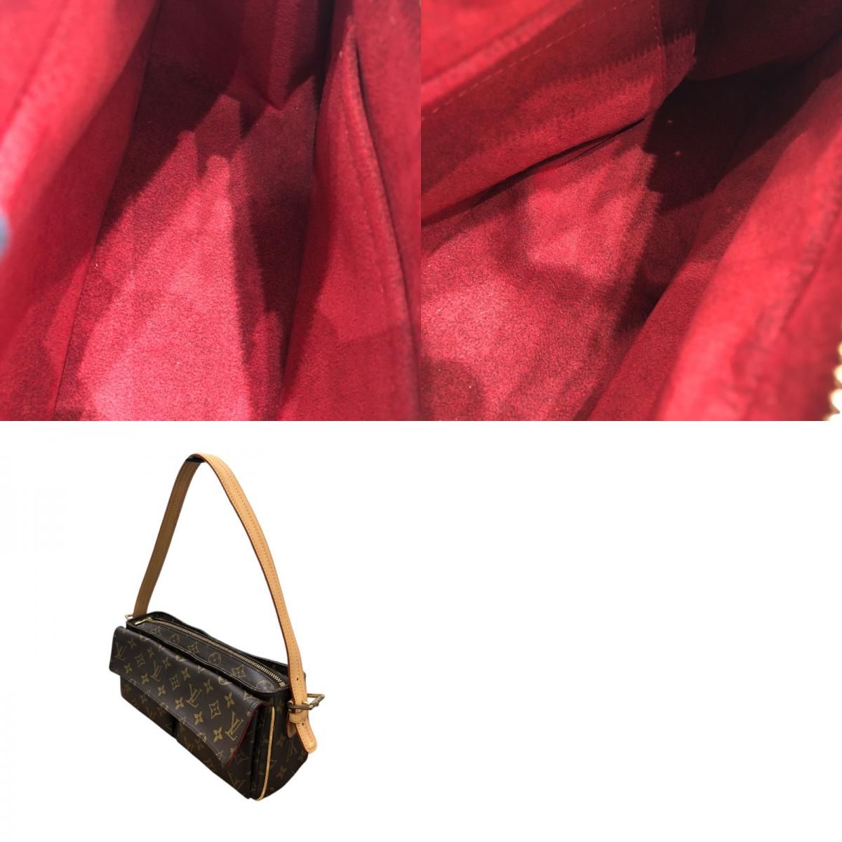 Louis Vuitton Vivacite MM Monogram Handbag - Brown