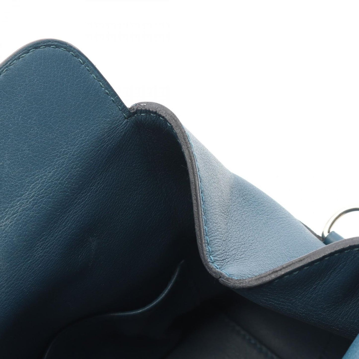 HERMES Toolbox 20 Handbag in Blue Swift Leather - Timeless Elegance