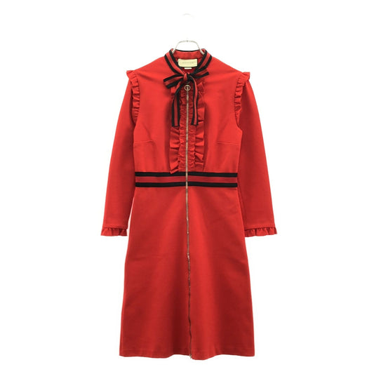 GUCCI Red Rayon Dress - Timeless Elegance for the Modern Woman
