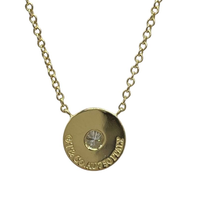 Tiffany & Co. 1837 Circle Diamond Necklace in 750YG Gold