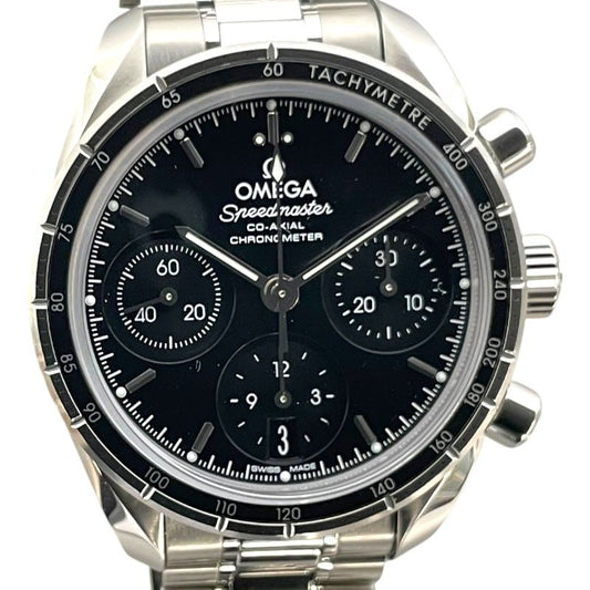 OMEGA Speedmaster 38 Co-Axial Chronometer Chronograph - Black Dial