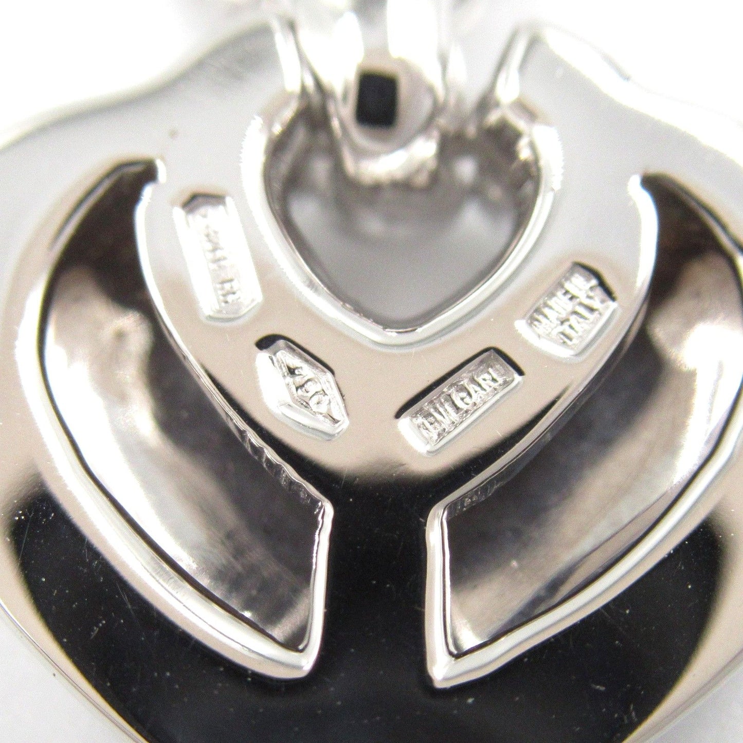 BVLGARI Doppio Cuore Diamond Necklace in 18K White Gold