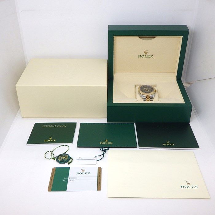 Rolex Datejust 41 126333 - Slate Dial, Fluted Bezel, Jubilee Bracelet