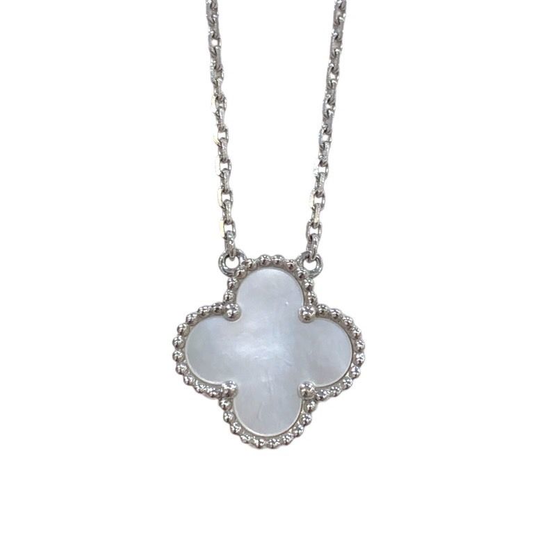 Van Cleef & Arpels Vintage Alhambra Necklace in 750WG & MOP
