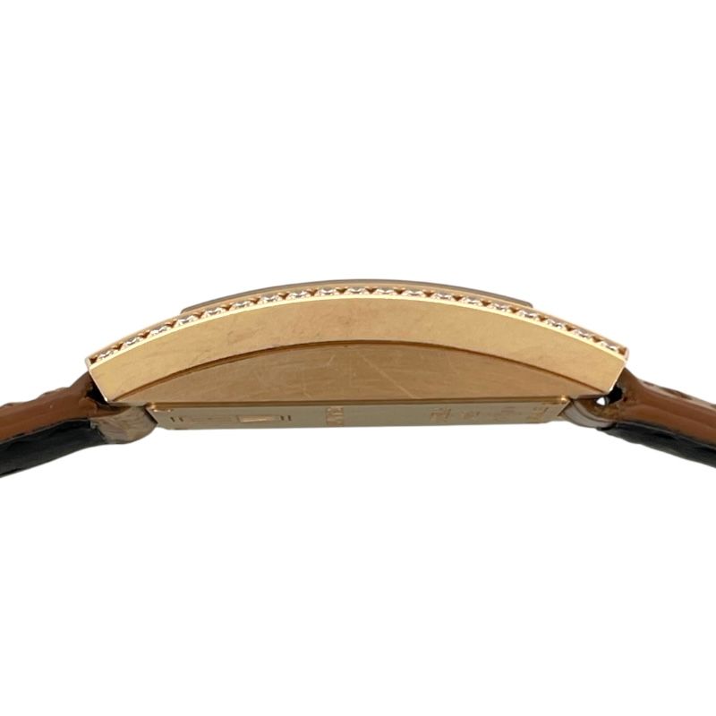 HARRY WINSTON Avenue C Mini Quartz Watch in K18PG - Exquisite Silver Elegance