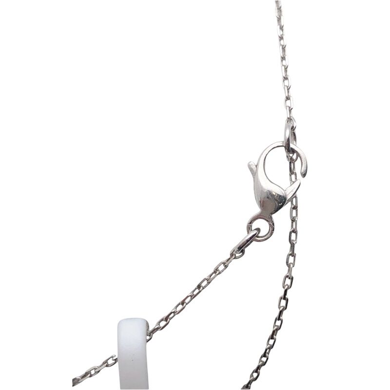 Boucheron Quatre Black Necklace in K18 White Gold with Diamonds