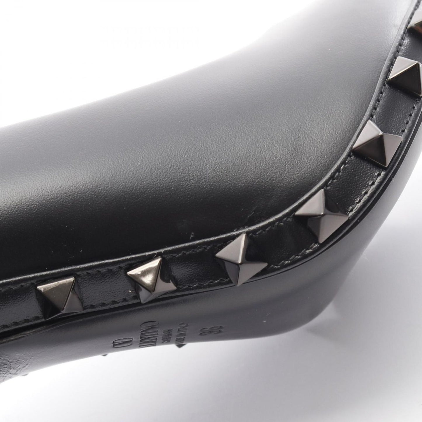 Valentino Garavani Black Leather High Heels - Size 36