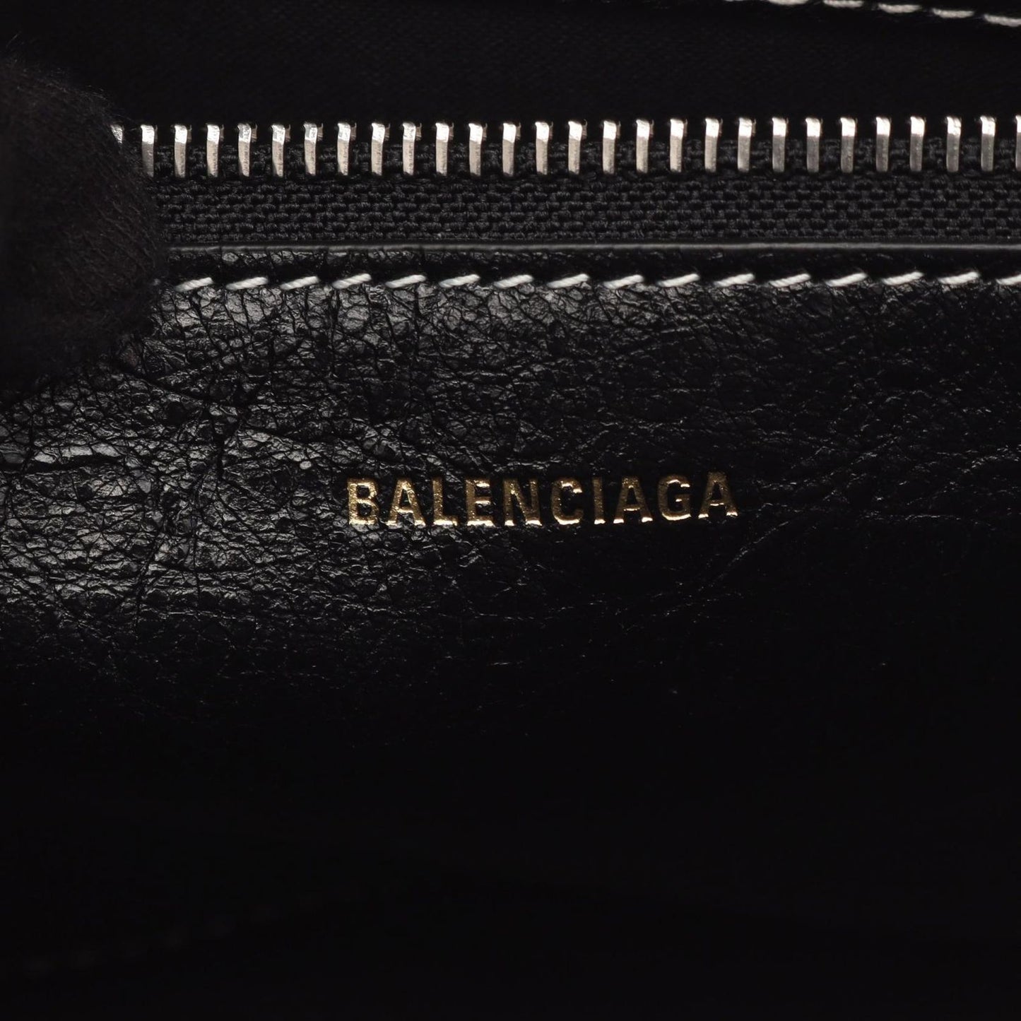 BALENCIAGA Barbès Small Handbag in Black/White/Pink Leather