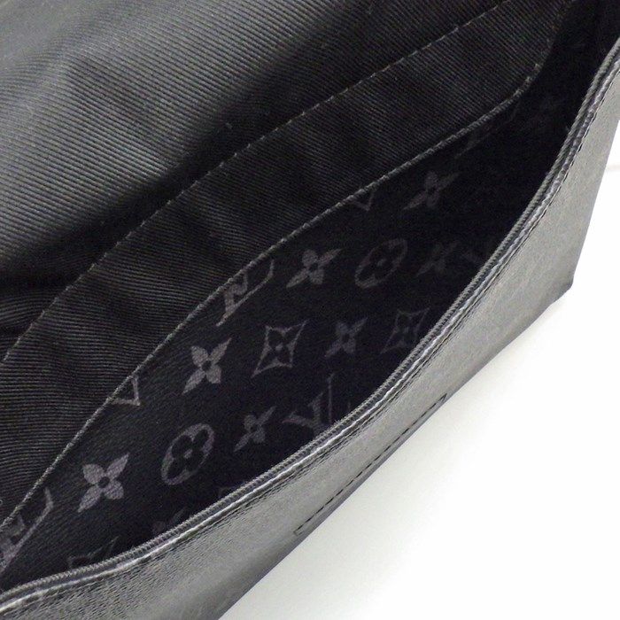 Louis Vuitton Steamer M45585 Black Monogram Eclipse Shoulder Bag